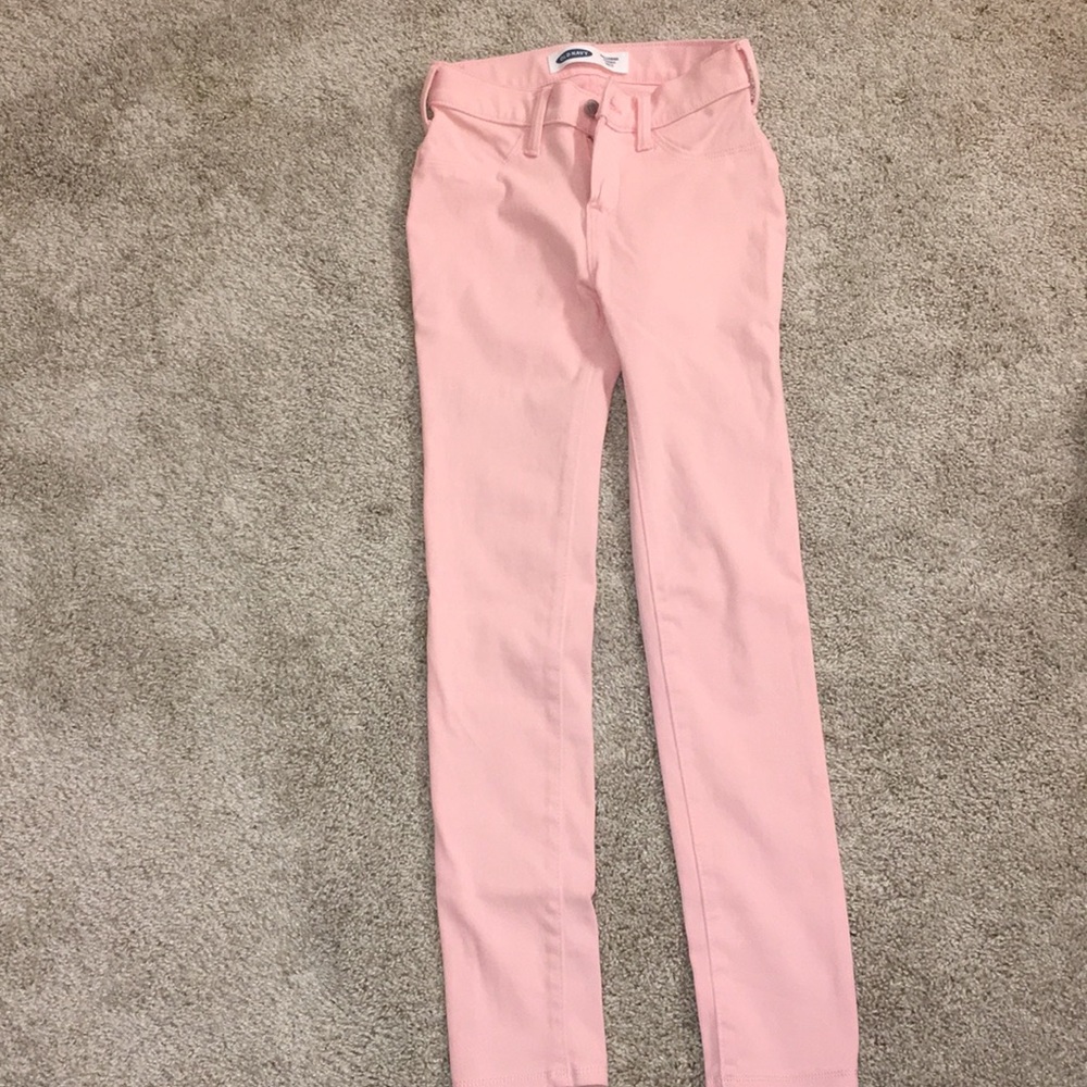 Girls Old Navy pink leggings